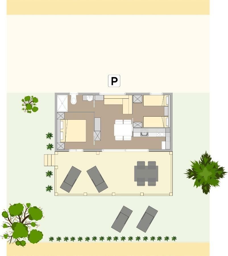 Adrijela Mobile Home Езера Экстерьер фото